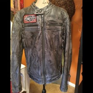 Men’s Harley Davidson Large Leather Jacket